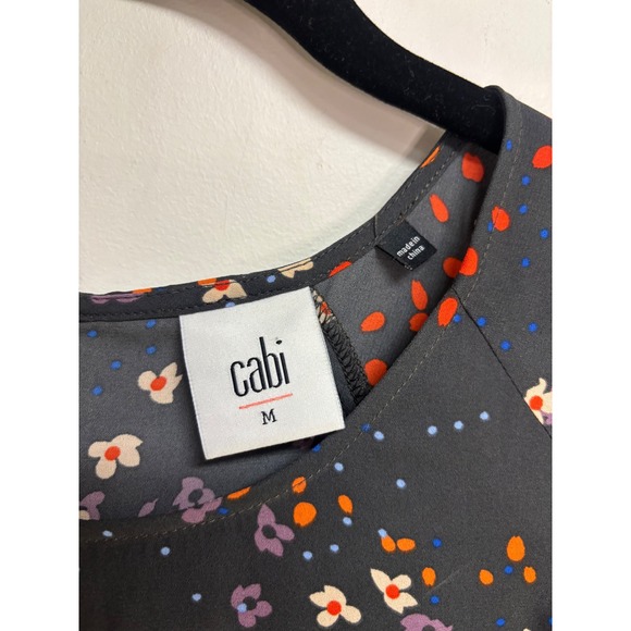 Cabi Women's Muse Floral Short Flutter Sleeve Dress, Women's Size Medium - Picture 3 of 5